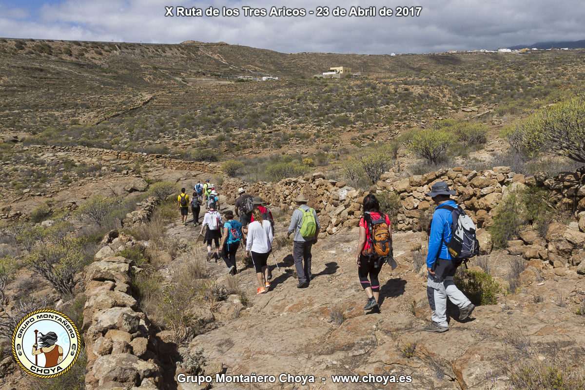 Ruta de Los Tres Aricos - Camino Barranco de los Ovejeros