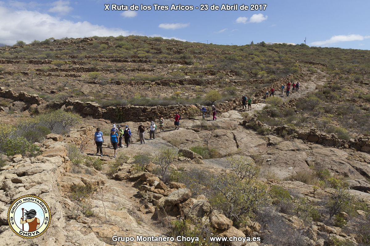 Ruta de Los Tres Aricos - Camino Barranco de los Ovejeros
