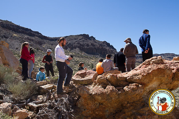 Iniciación a la escalada para niños - Las Cañadas de El Teide