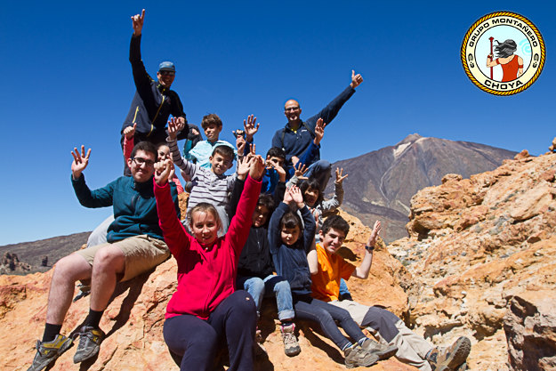 Iniciación a la escalada para niños - Las Cañadas de El Teide
