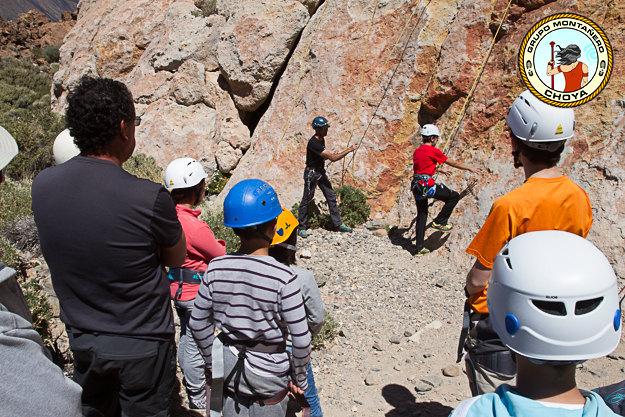 Iniciación a la escalada para niños - Las Cañadas de El Teide