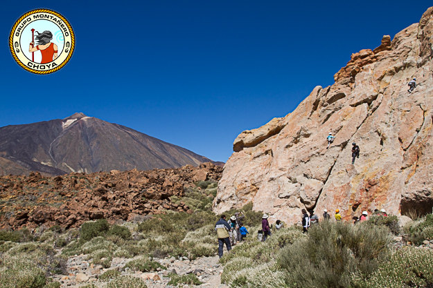 Iniciación a la escalada para niños - Las Cañadas de El Teide