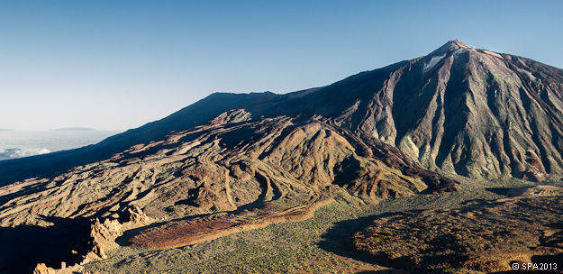 Vista panorámica del Teide