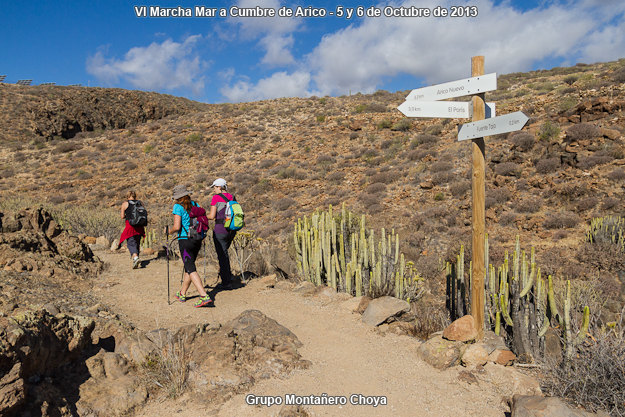 VI Marcha Mar a Cumbre de Arico 2013 - Grupo Montañero Choya