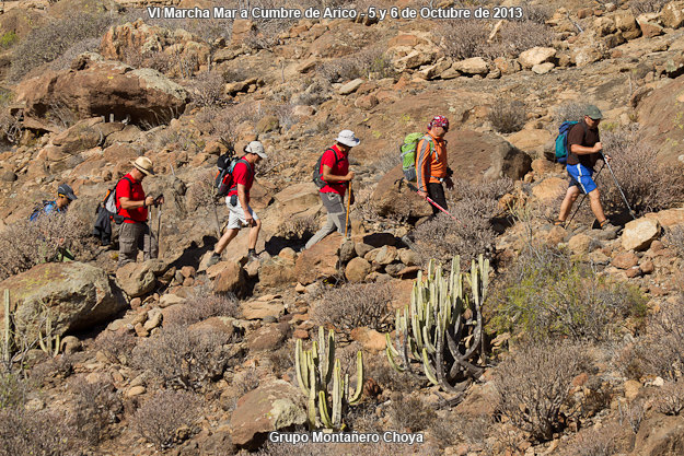 VI Marcha Mar a Cumbre de Arico 2013 - Grupo Montañero Choya