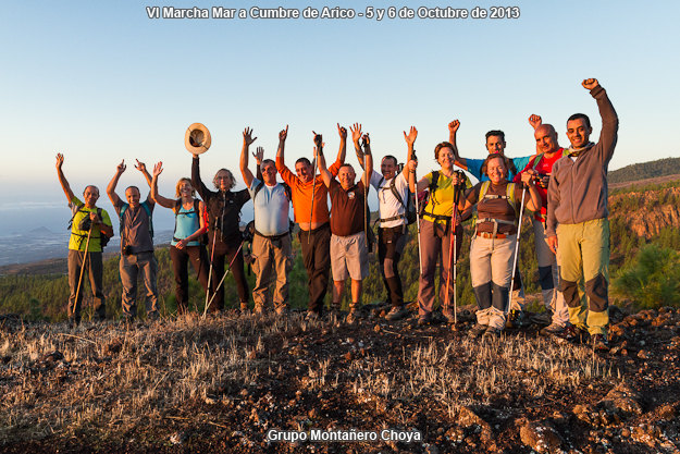 VI Marcha Mar a Cumbre de Arico 2013 - Grupo Montañero Choya
