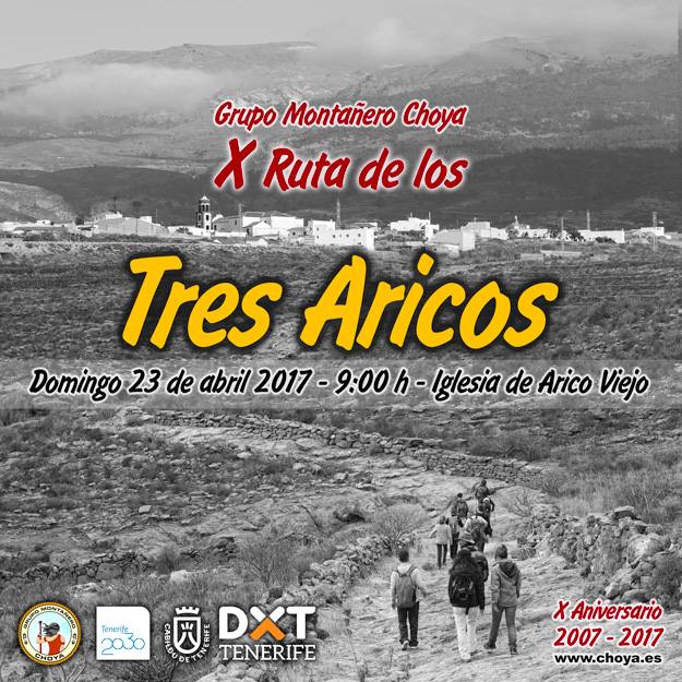 X Ruta de los Tres Aricos - Grupo Montañero Choya