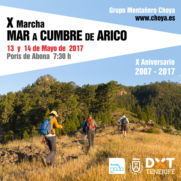 X Edición de la Marcha Mar a Cumbre de Arico - Grupo Montañero Choya