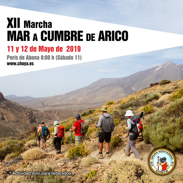 XII Edición de la Marcha Mar a Cumbre de Arico - Grupo Montañero Choya